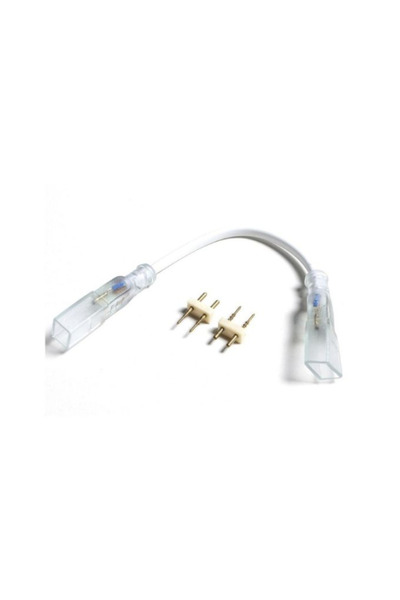 DELIGHT Conector bandă LED DL66539H, clemă+cablu+clemă, RGB 230V 5050 PIN 12m...