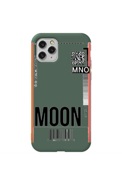 Other Apple iPhone 11 Pro Max A ticket to the moon Dark Green Colored Silicon...