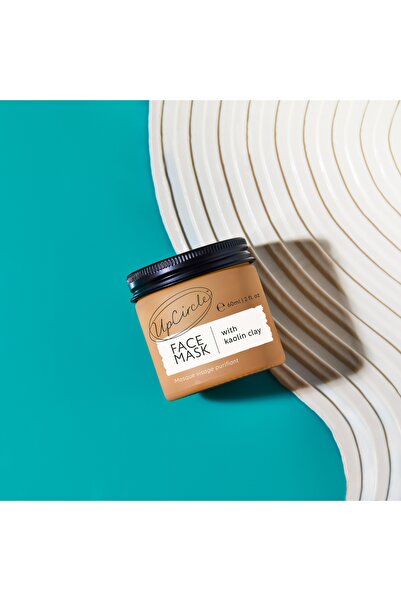 UpCircle Kaolin Kil Yüz Maskesi, Zeytin Tozu İçerikli-Sivilceleri, Siyah Nokt...