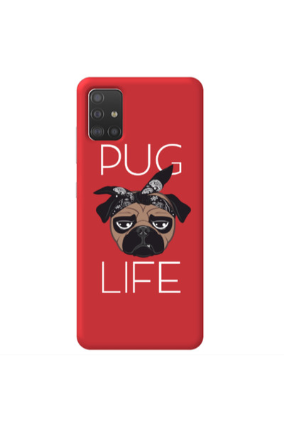 Other Samsung A51 Pug Life Red Colored Silicone TPU Θήκη