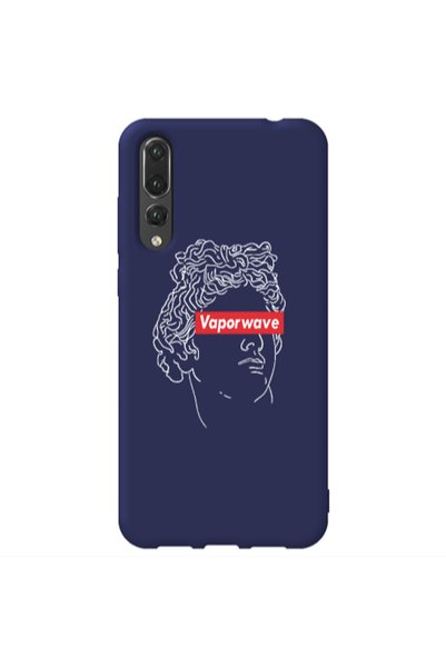 Other Huawei P20 Pro Vaporwave Dark blue Colored Silicone TPU Θήκη