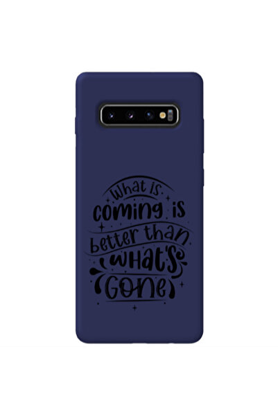 Other Samsung S10 What is coming Dark blue Colored Silicone TPU Θήκη