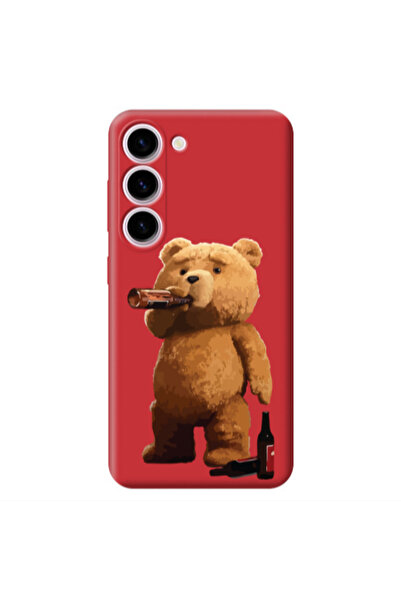 Other Samsung S23 Plus Beer Time Red Colored Silicone TPU Θήκη