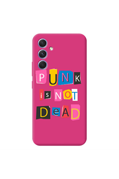 Other Samsung A54 Punk is not Dead Fuchsia Colored Silicone TPU Θήκη