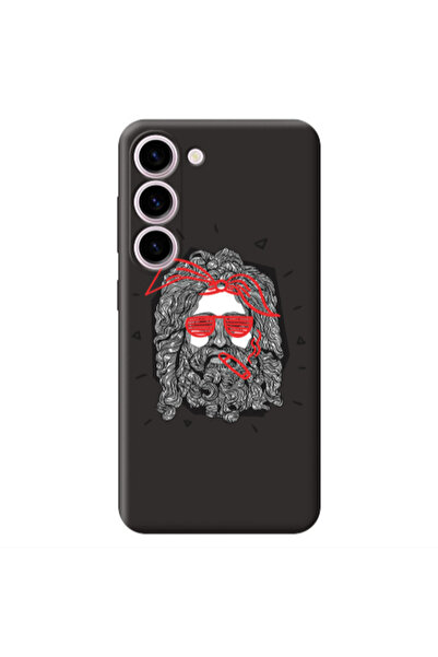 Other Samsung S23 Plus Cool glasses Black Colored Silicone TPU Θήκη