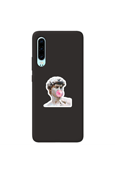Other Huawei P30 Bubble Black Colored Silicone TPU Θήκη