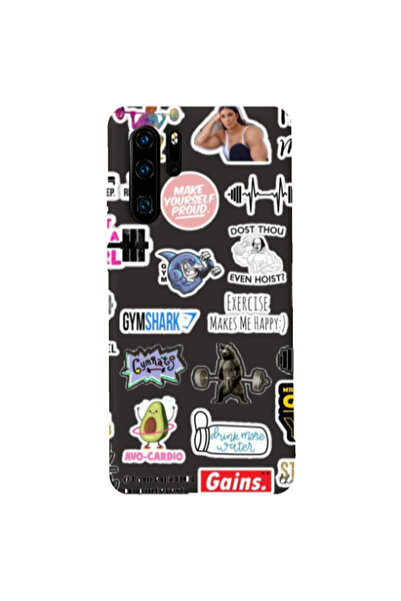 Other Huawei P30 Pro Mixed up 2 Black Colored Silicone TPU Θήκη