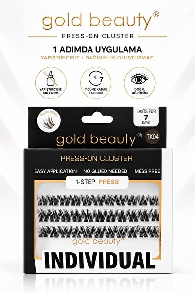 Gold Beauty Indıvıdual Kirpik Kendinden Yapışkanlı Takma Kirpik - Tek Tek Kirpik