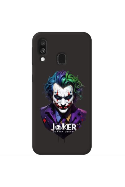Other Samsung A40 Le amer Joker Black Colored Silicone TPU Θήκη