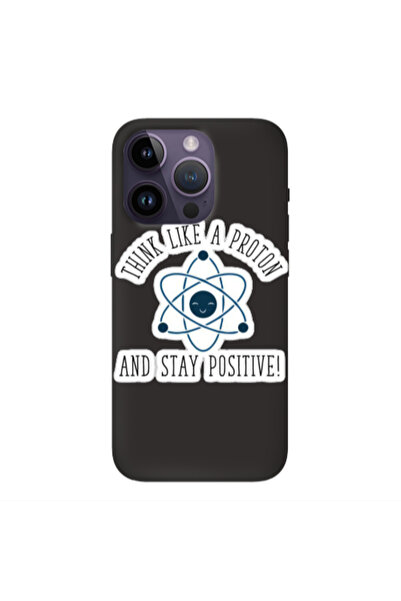 Other Apple iPhone 14 Pro Max Positive Black Colored Silicone TPU Θήκη