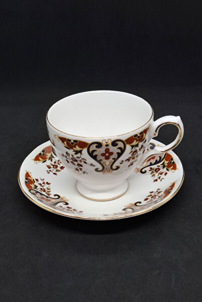 ABBETC Colclough Royale English Porcelain Vintage Coffee Cup 2 Pieces 180 ml