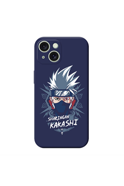 Other Apple iPhone 15 Plus Anime Mangoo Dark blue Colored Silicone TPU Θήκη