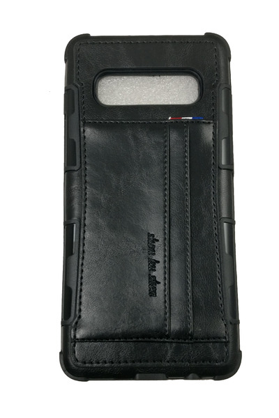 OEM Προστατευτική θήκη συμβατή με Samsung S10 Plus, σιλικόνης με απομίμηση δέ...