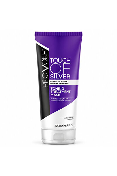 PROVOKE Touch of Silver Toning Treatment Mask for Blonde, Platinum, White & G...