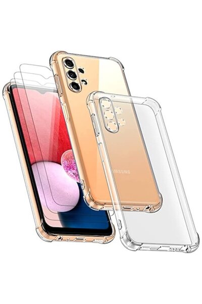 bzstore Husă pentru Samsung Galaxy A13 4G Antișoc și Protecție Ecran, din Sil...
