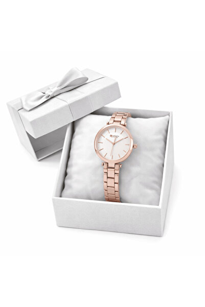 Curren Blanche Rose Gold Women’s Watch White Dial Metal Strap