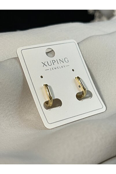 Orle Atelier Xuping Minimal Ataç Küpe 14 Ayar Altın Kaplama |