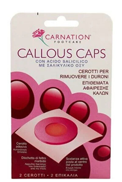CARNATION | Callous Caps |Επιθέματα Αφαίρεσης Κάλων | 2 Επικάλια