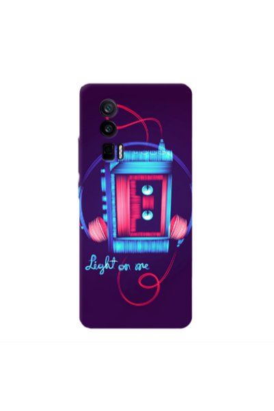 Other Xiaomi Poco F5 Pro Light on me Transparent Silicone TPU Θήκη