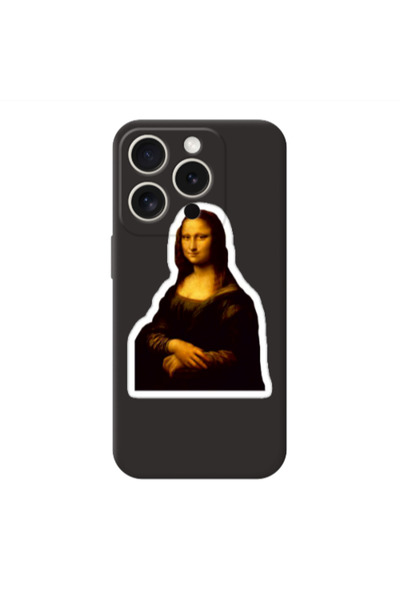 Other Apple iPhone 15 Pro Max Davinci Black Colored Silicone TPU Θήκη