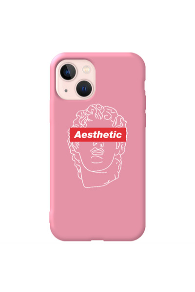 Other Apple iPhone 13 Aesthetic Pink Colored Silicone TPU Θήκη