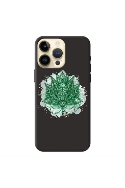 Other Apple iPhone 13 Pro Max Witch leaf Black Colored Silicone TPU Θήκη
