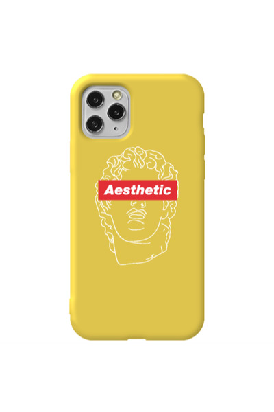Other Apple iPhone 11 Pro Aesthetic Yellow Colored Silicone TPU Θήκη