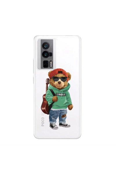 Other Xiaomi Poco F5 Pro Summer Tedy Transparent Silicone TPU Θήκη