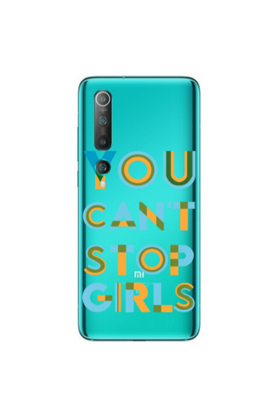 Other Xiaomi Mi 10 You Cant Stop Girls Transparent Silicone TPU Θήκη