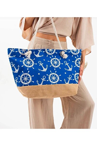 Zübeyde Sayın Patterned Beach Bag