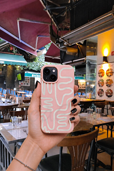 DoaCase iPhone 15 Uyumlu Pembe Renkli Lansman Telefon Kılıfı