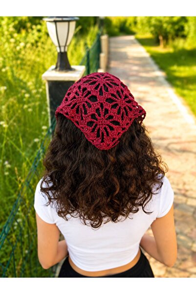 Cherry Butik Lace Pattern Bandana
