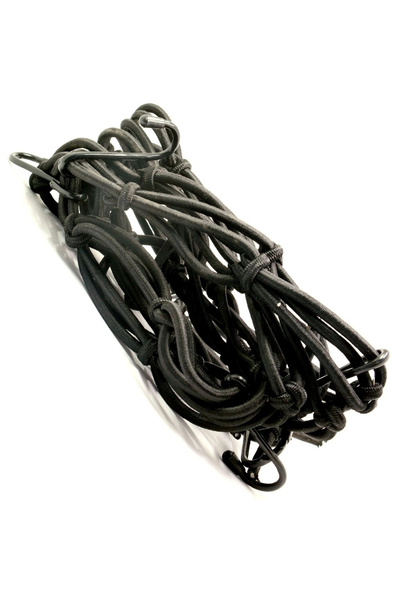 Empressco Siyah Motosiklet Kask Filesi ve Bagaj Lastiği – Evrensel ve Dayanıklı