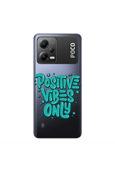 Other Xiaomi Poco X5 Positive Vibes Only Transparent Silicone TPU Θήκη