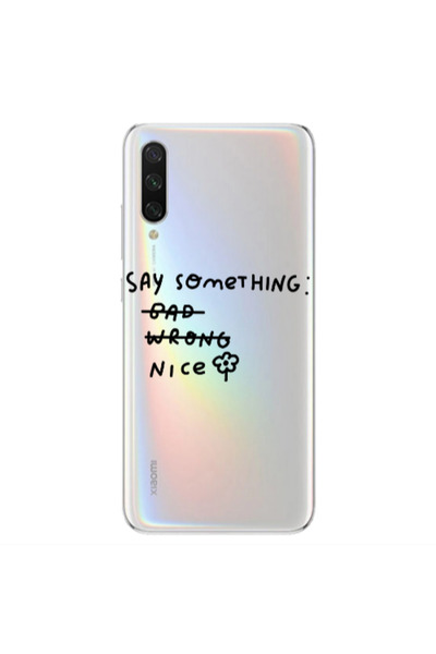 Other Xiaomi Mi 9 Lite Say Something Transparent Silicone TPU Θήκη