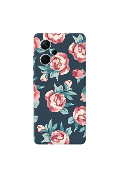 Other Xiaomi Redmi Note 12 5G Purple roses Transparent Silicone TPU Θήκη