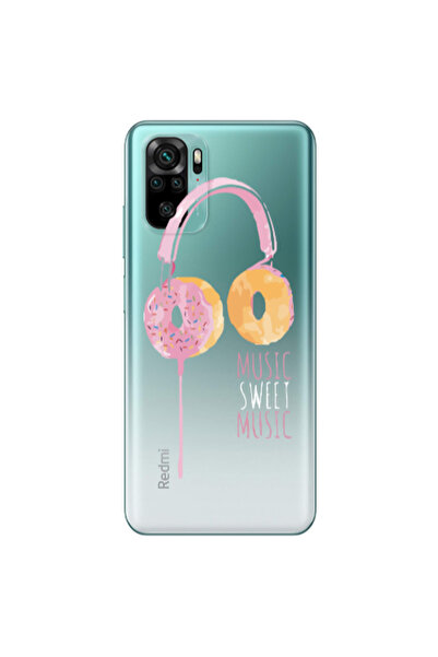 Other Xiaomi Redmi Note 10S Donut earphone Transparent Silicone TPU Θήκη