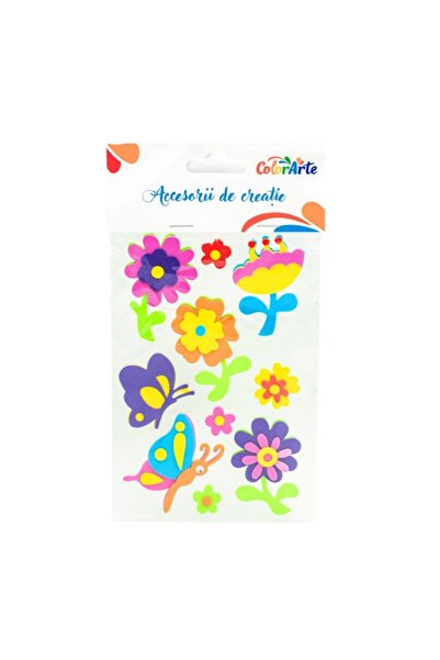 MC Micostore Forme decorative - hartie gumata - flori si fluturi, 62-42mm,