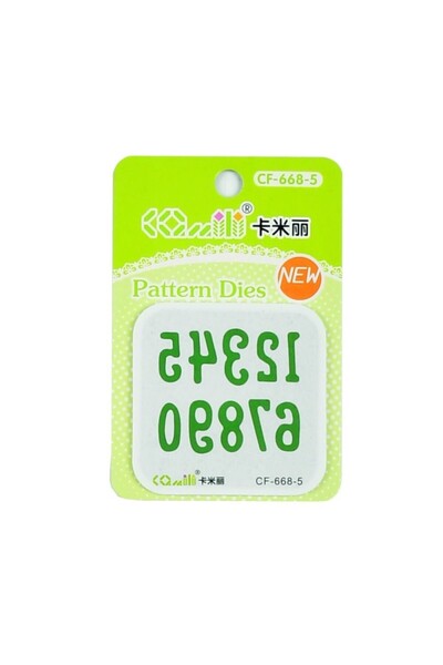 MC Micostore Matrita pentru masina taiere si embosare CNX CF-668-5, 5.5cm, cifre