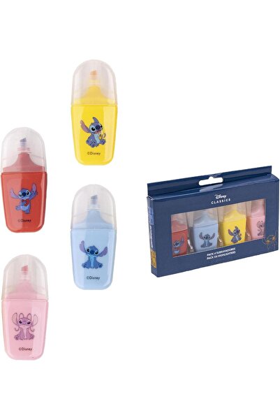 Disney Μαρκαδόροι Υπογράμμισης Stitch - Σετ 4 τεμαχίων