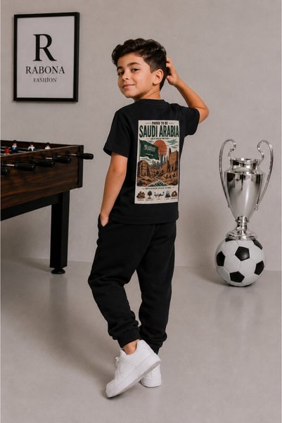 Rabona Fashion Saudi Heritage & Vision Kids T-Shirt