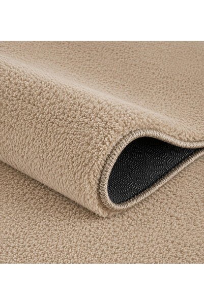 EKN BEĞENDİ HOME Bathroom Mat Toilet Set 3-Piece Shaggy 80X80 Round/50X54/36X45