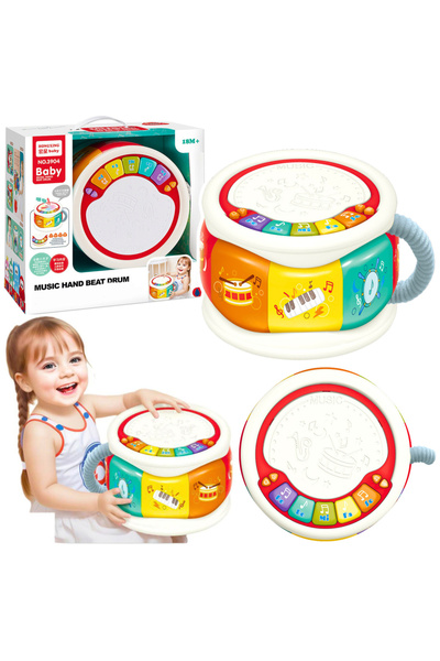 LeanToys Bebenek interactiv muzical, 28.5x19.5x25.5cm, efecte sonore si lumin...
