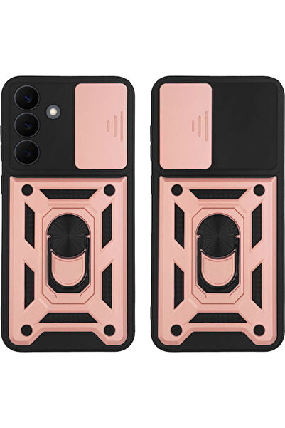 Other Θήκη Ring Armor Campro Sonique για Samsung Galaxy S26 Plus Ροζ Χρυσό