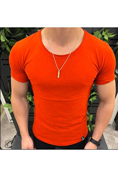Northmen Open Collar Wide Collar Skirt Oval Orange Color