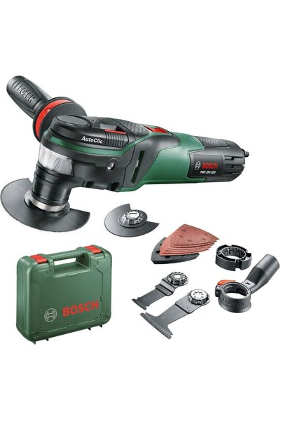 Bosch PMF 350 CES Çok Fonksiyonlu El Aleti, Testere Bıçağı, Zımpara Kağıdı & Tabanı, 350W, Brüt ağır