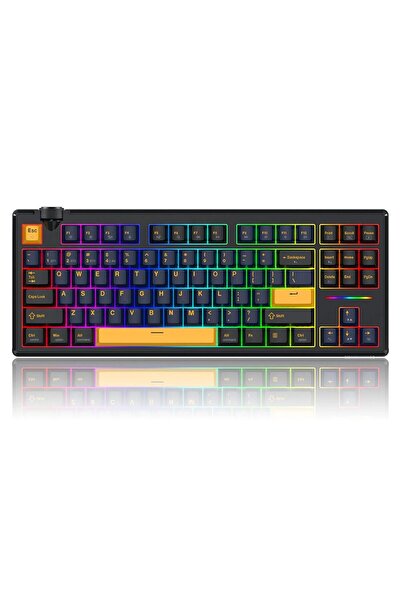REDRAGON Tastatura gaming mecanica Bluetooth cu si fara fir Cyclone Pro neagr...