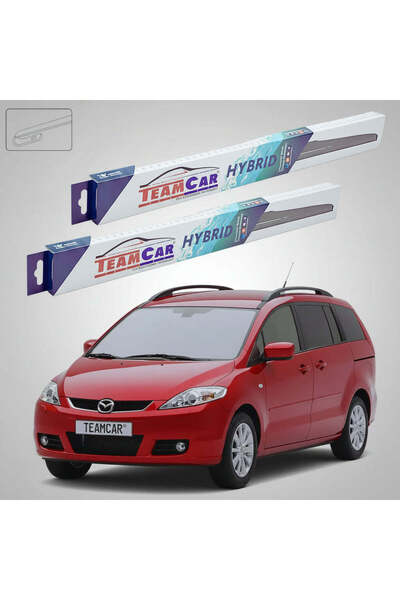 TEAMCAR Υαλοκαθαριστήρες Mazda 5 CR 2005-2008 |   Εμπρόσθιο Υβριδικό Σετ – Te...