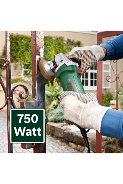 Bosch 700-1000 Watt Avuç Taşlama Makinesi 750 Watt 115MM Spiral Avuç Içi Taşlama Sipral + 2 Adet Met