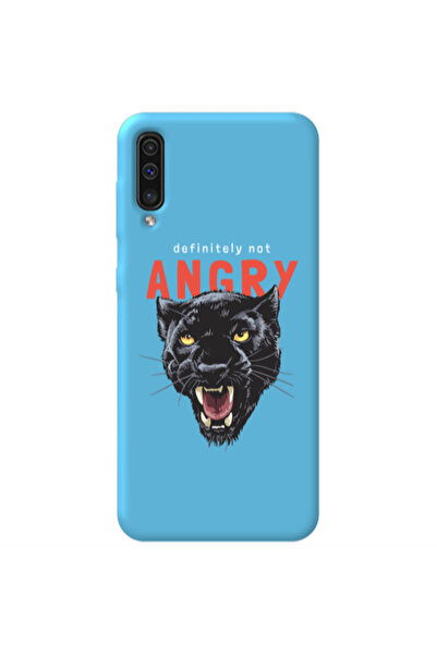Other Samsung A70 Pointed teeth Blue Colored Silicone TPU Θήκη